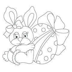 Cute Happy Easter Coloring Pages