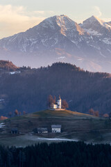 Morning at st. Tomas, Slovenia