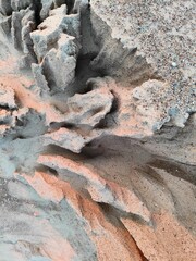 flow in the crater - obrazy, fototapety, plakaty