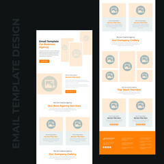 Multipurpose Marketing Business Agency Email Newsletter for promoting their Service Business