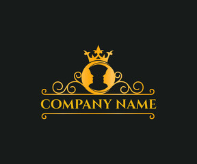 luxury women logo design