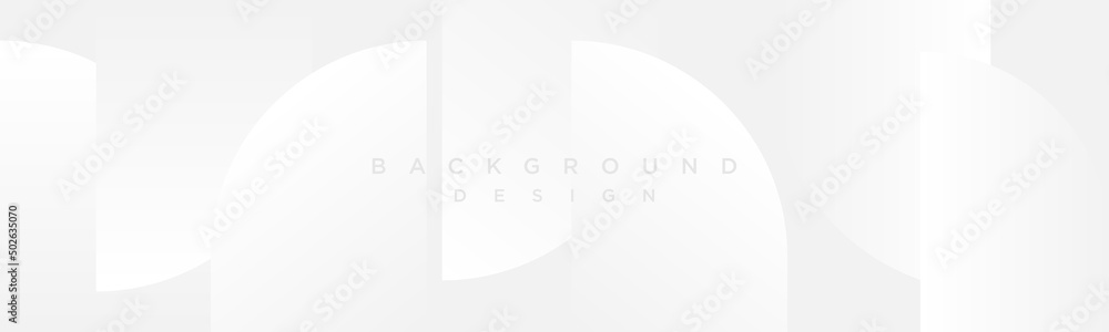 Poster gradient minimal white light horizontal on silver background abstract light rays stripes lines techn