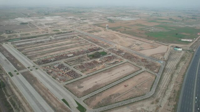Gorgeous Aerial Views of Kala Shah Kako, Ravi Ryan and SA Gardens Housing Society Punjab Pakistan