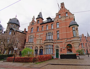 Neo flemish renaissance house in Zurenborg district, Antwerp