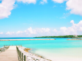 与論島の美しい海