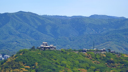 Fototapeta na wymiar 松山総合公園からの松山城1