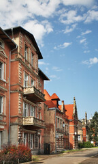 Obraz premium Sundial at Park Solankowy in Inowroclaw. Poland