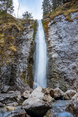 Wodospad Siklawica w Tatrach - obrazy, fototapety, plakaty