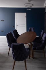 Stylish living room interior design. Interior of the living room