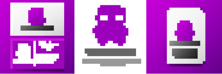 Logotype Gas mask icon isolated on white background. Respirator sign. Logo design template element. Vector