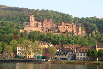 Heidelberg Castle | Viewed from the opposing side of the River Neckar