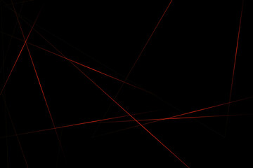 Abstract black with red lines, triangles background modern design. Vector illustration EPS 10.