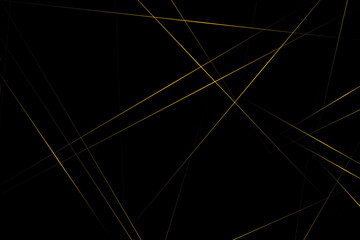 Abstract black with gold lines, triangles background modern design. Vector illustration EPS 10.