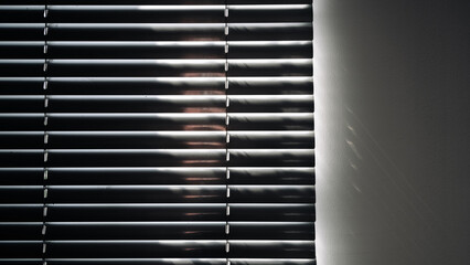 Architectural shadows. Sunlight architecture abstract background with light, black shadow overlay from window on white texture wall. Mockups, posters, stationary, wall art, design presentation.