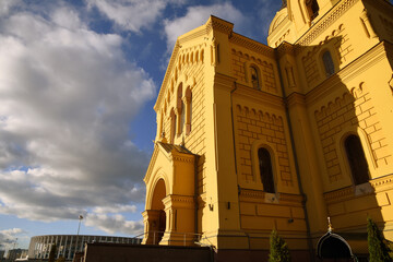 Alexander Nevsky Cathedral in the historical center of Nizhny Novgorod	
