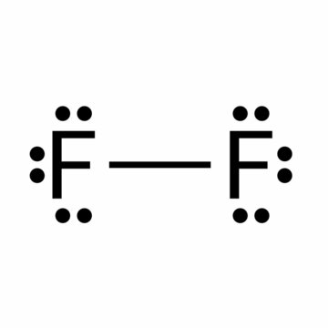 single covalent bond of fluoride