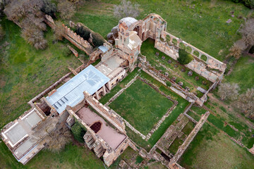 Ruins of the Cistercian monastery of Santa Maria de Moreruela, Zamora Spain