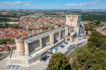 Fototapeta na wymiar Penafiel Castle Valladolid Province Castile and Leon Spain