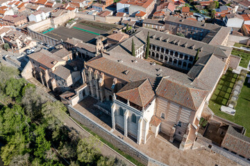 Fototapeta premium view Royal Monastery of Santa Clara in Tordesillas, Valladolid Spain