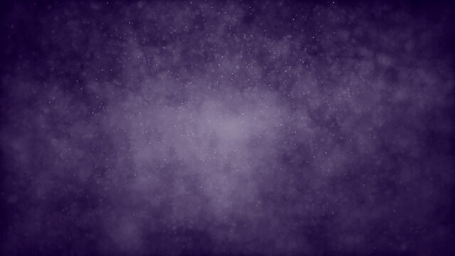 Abstract fog background with dots. Blurred watercolor grunge backtop. Purple painting with cloudy distressed texture grunge, soft fog or hazy lighting. 3d rendering.