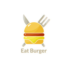 burger logo template