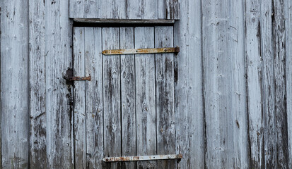 old door of a wooden building