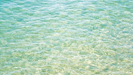 【自然】透き通った海の水　背景素材
