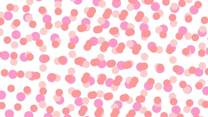 polkadot pink background