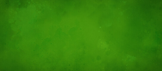 Green paper painting with watercolor brush, Grunge splash watercolor texture background