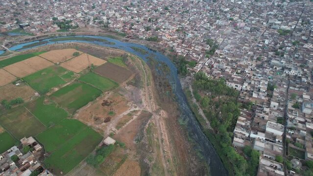 Gorgeous Aerial Views of Kala Shah Kako, Ravi Ryan and SA Gardens Housing Society Punjab Pakistan