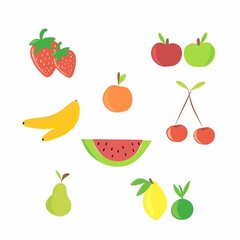 Fruta,fruits, cereza, manzana, banano,pera,cereza,fresa ,sandía 