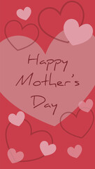 Happy mother's day, mom, mommy, sweetheart, mother's day, pink background, gift for mom
