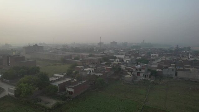 Gorgeous Aerial Views of Kala Shah Kako, Ravi Ryan and SA Gardens Housing Society Punjab Pakistan