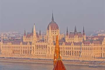 Fototapeta premium Budapest city Hungarian Parliament Building