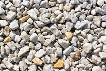 Granite crumb of small stones.
