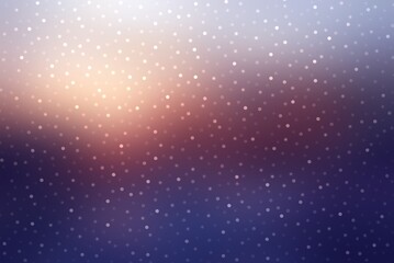 Obraz premium Glittering sunset diffused shining deep purple sky defocus background.