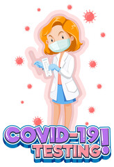 Covid-19 testing with antigent test kit