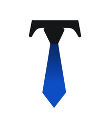 Tie T letter logo. Vector icon