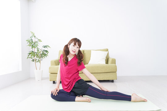 Yoga woman image