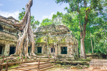 Fototapeta premium Cambodia is a country located in the southern portion of the Indochinese Peninsula in Southeast Asia. It is 181,035 square kilometers (69,898 square miles) in area