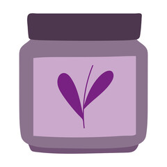 skin care cream floral