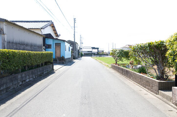 田舎の道路