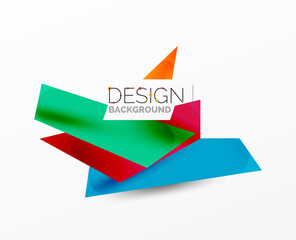 Background abstract overlapping shapes. Minimal composition vector illustration for wallpaper banner background or landing page