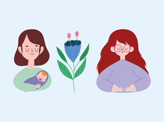 Mothers Day icons