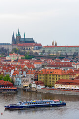 Naklejka na ściany i meble View of Prague, The Capital City of Czech Republic