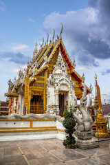 Fototapeta premium Wat Phrathat Suthon Mongkhon Khiri temple complex in Phrae, Thailand