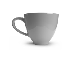 Coffee and Tea Cup 3D Illustration Mockup Scene