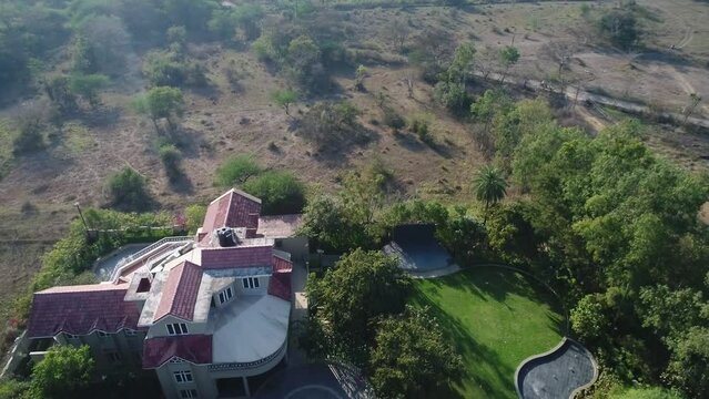aerial shots of pune outskirts