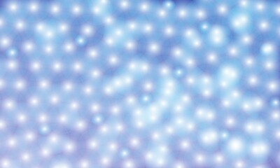 Abstract Art Minimalist Blue Background for Holiday Design, Cards, Banners. Vector Modern Abstract Background with Light Glitter Texture. Bokeh Effect Banner. Magic Blurred Texture.