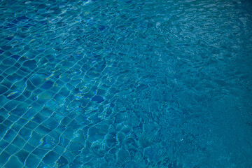 Blue pool water texture background